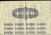 일본 Japan 1943, 대동아전쟁채권 1000 Yen, 미품 고액이라 귀한 채권입니다.