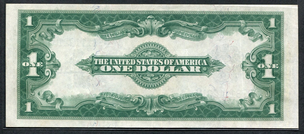미국 1923년 블루실 1달러 대형지폐 극미품