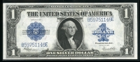 미국 1923년 블루실 1달러 대형지폐 극미품+준미사용