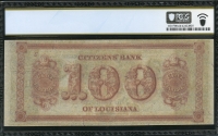 미국 1850-1860년 루이지애나주 뉴올리언스 100달러 PCGS 66 PPQ 완전미사용