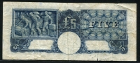 호주 Australia 1952, 5 Pounds, 532383, P27d, H. C. Coombs and R. Wilson, 미품