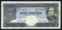 호주 Australia 1960-1965, 5 Pounds, P35, 미품