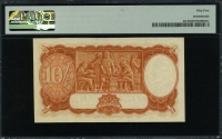 호주 Australia 1949, 10 Shillings, P25c, PMG 55 준미사용