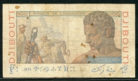 프랑스령 소말릴란드 지부티 French Somaliland ( Djibouti ) 1946, 100 Francs, P19A, 보품-미품