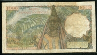 프랑스령 서아프리카 French West Africa 1948-1954, 1000 Francs, A2669-125, P42, 보품
