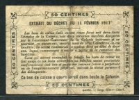 세네갈 Senegal 1917, 0.50 Franc, P1, 미품