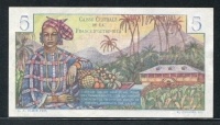 프랑스령 적도 아프리카 French Equatorial Africa 1947, 5 Francs, P20B, 미사용(2개핀홀)