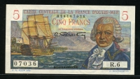 생피에르 미클롱 Saint Pierre & Miquelon 1950-1960, 5 Francs, P22, 미사용