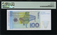 독일 Germany Federal Rep. 1996, 100 Deutsche Mark, P46, PMG 64 미사용