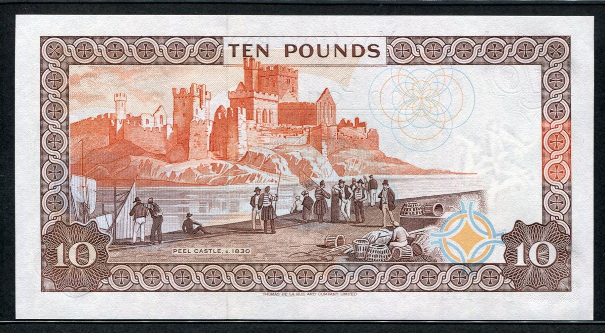 맨섬 Isle of Man 1983, 10 Pounds, P42, 미사용