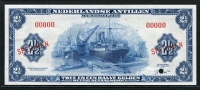 네덜란드령 앤틸리스 Netherlands Antilles 1955, 2 1/2 Gulden, Specimen, PA1as, 미사용
