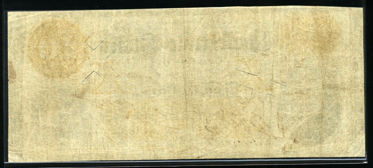 미국 1861년 아메리카 남부 연합 10 달러 미품 (십자가자국) 사진참고