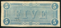 미국 1864 아메리카 남부 연합 5 달러 준미사용