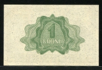 노르웨이 Norway 1947, 1 Krone P15b 극미품