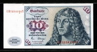 독일 Germany Federal Republic 1980 10 Deutsche Mark P31c Without notice 미사용 (앞면 약간 얼룩)