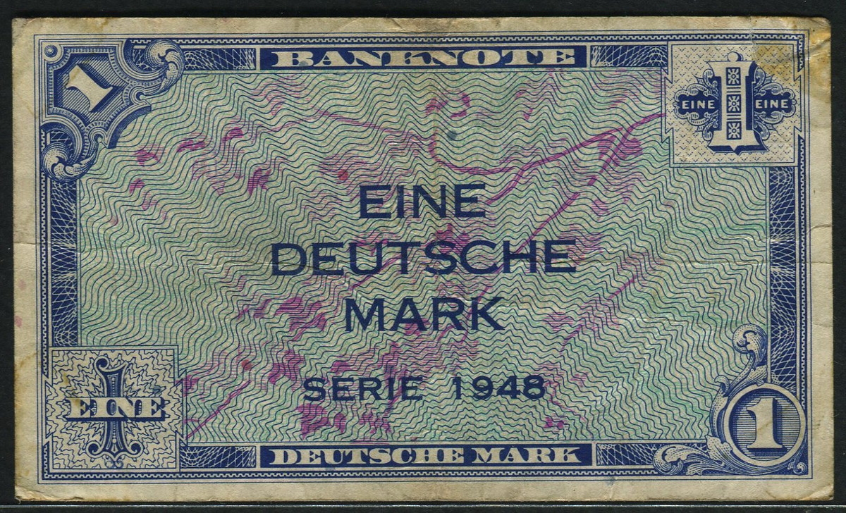 독일 Germany Federal Republic 1948 1 Deutsche Mark P2a 미품