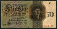 독일 Germany 1924 50 Reichsmark P177 보품