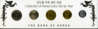 한국은행 1978년 주화 세트 모음( 100 / 50 / 10 / 5 / 1원) 미사용