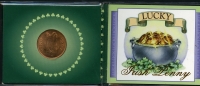 아일랜드 1967년 1 Penny 미사용 종이케이스 ( KM# 11, 9.45 g., Bronze, 30.9 mm )