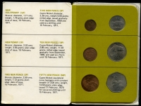 아일랜드 1971 정품 민트 세트 ( 6종 ) ( MS4 , KM 19-24 ) 자연적인 변색