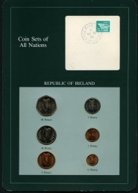 아일랜드 1980-1982 프랭크린 민트세트 ( 6종주화 )