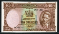 뉴질랜드 New Zealand 1967 10 Shillings P158d 미사용