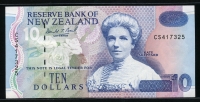 뉴질랜드 New Zealand 1994 10 Dollars P182a 미사용