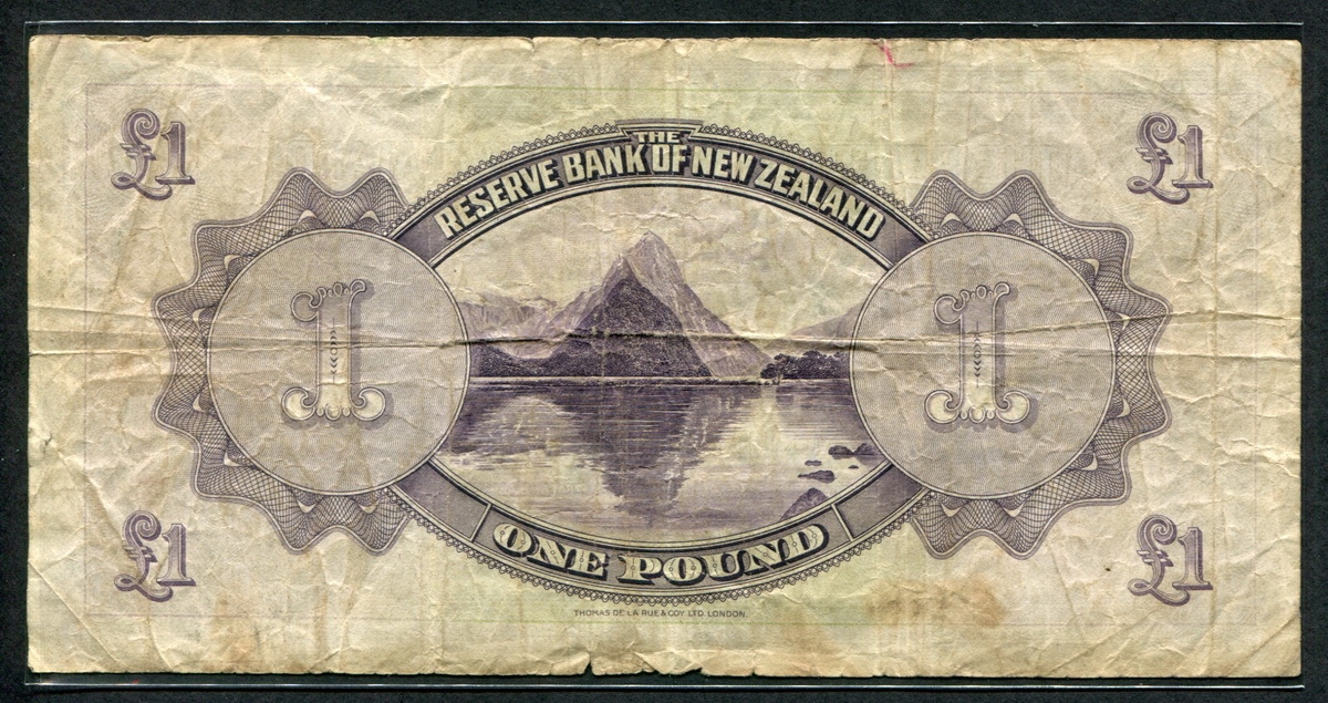 뉴질랜드 New Zealand 1934 1 Pound P155 보품