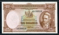 뉴질랜드 New Zealand 1960-1967 10 Shillings P158d 미품+극미품