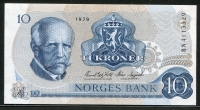 노르웨이 Norway 1979 10 Kroner P36c 미사용