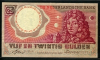 네덜란드 Netherlands 1955 25 Gulden P87 미품