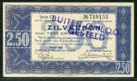 네덜란드 Netherlands 1938 2 1/2 Gulden(2.50) P62 미사용-