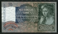 네덜란드 Netherlands 1940-1942 10 Gulden P56, 미사용