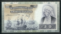 네덜란드 Netherlands 1941 20 Gulden P54 미사용