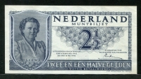 네덜란드 Netherlands 1949 2 1/2 Gulden P73 미사용