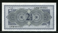 네덜란드 Netherlands 1949 2 1/2 Gulden P73 미사용