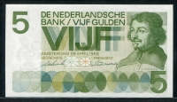 네덜란드 Netherlands 1966 5 Gulden P90a 미사용