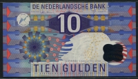네덜란드 Netherlands 1997 10 Gulden P99 미사용 (앞면 핀홀)