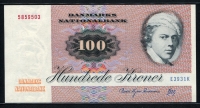 덴마크 Denmark 1993 100 Kroner P51w 미사용