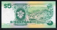 싱가포르 Singapore 1997 5 Dollars P35 Printer H&S 미사용