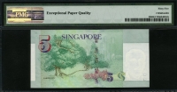 싱가포르 Singapore 1999 5Dollars P39 PMG 65 EPQ 완전미사용