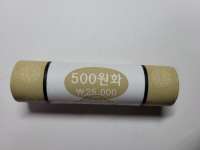 한국은행 2006년 500원 정품롤 (양면숫자)