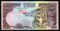 사모아 Samoa 2002 10 Tala P34b 미사용