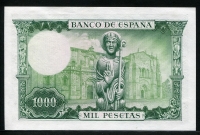 스페인 Spain 1965 ( 1971 ) 1000 Pesetas P151 미사용
