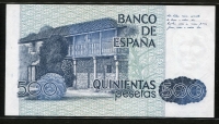 스페인 Spain 1979 500 Pesetas P157 미사용