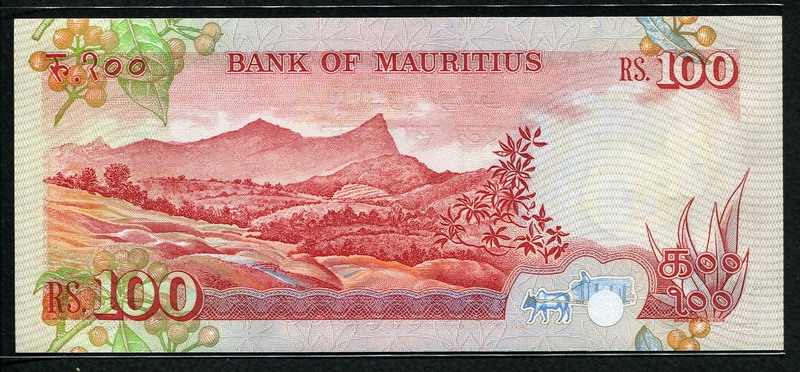 모리셔스 Mauritius 1986 100 Rupees  P38 미사용