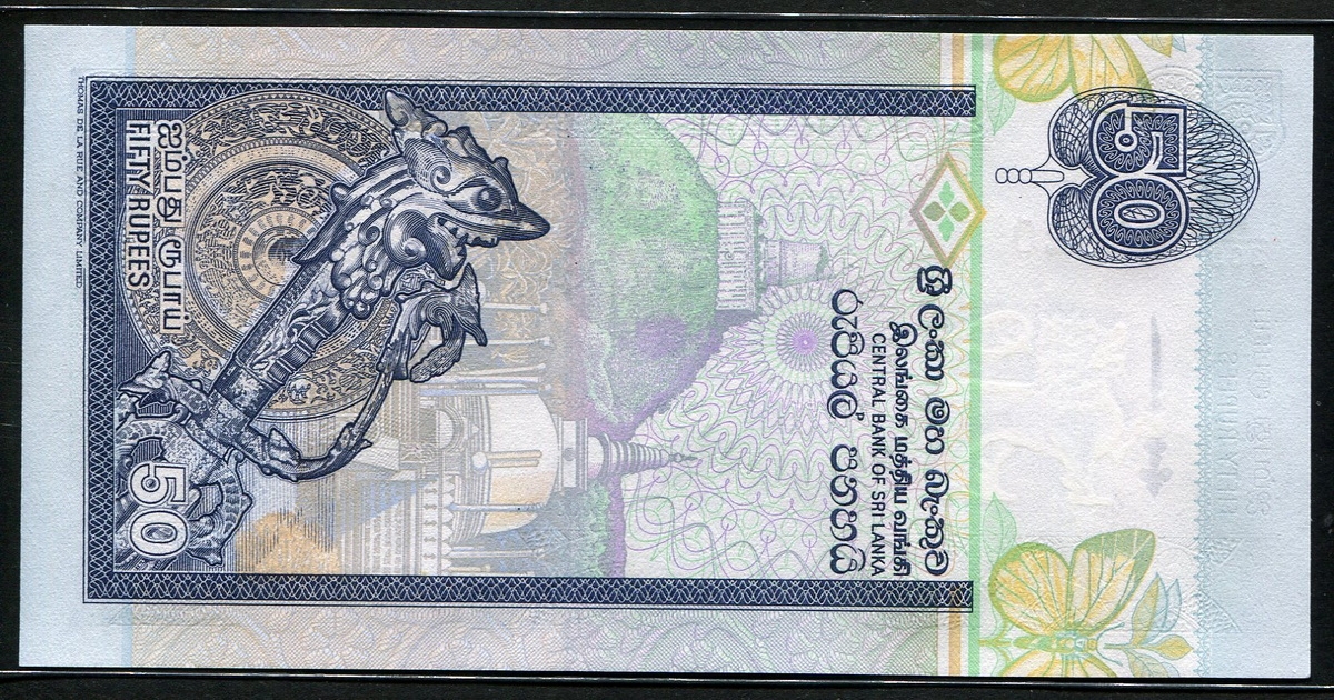 스리랑카 Sri Lanka 2006 50 Rupees P117e 미사용