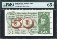 스위스 Switzerland 1972 50 Franken P48l PMG 65 EPQ 완전미사용