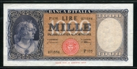 이탈리아 Italy 1948 1000 Lire  P88a 극미품