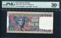 이탈리아 Italy 1977-1978 50000 Lire P107a PMG 30 NET 미품